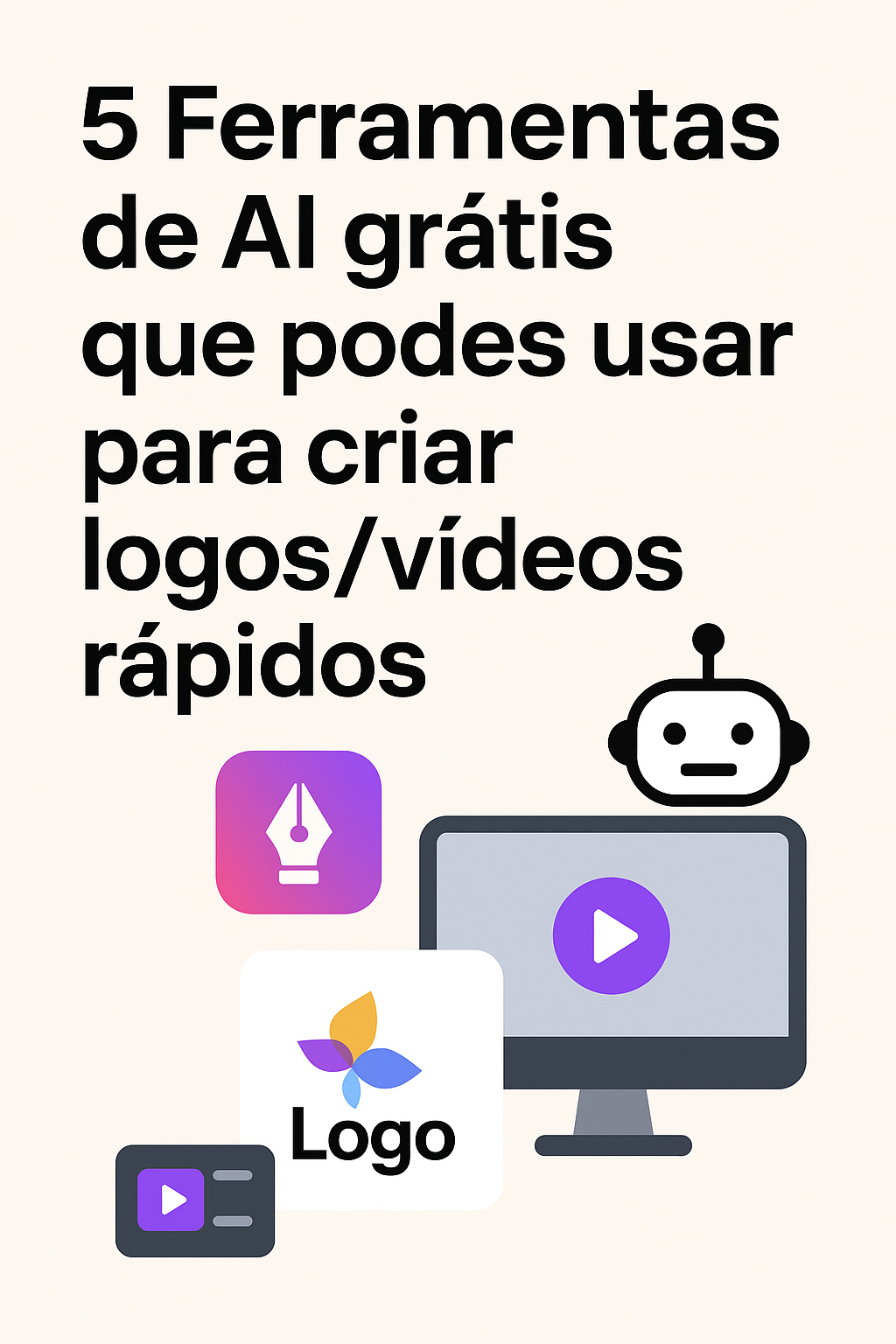 5 Ferramentas de AI para Criar Logos