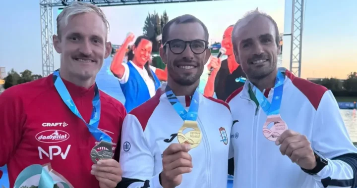 Fernando Pimenta e José Ramalho vencem ouro e bronze em K1 distância curta nos Mundiais de Maratona de Canoagem