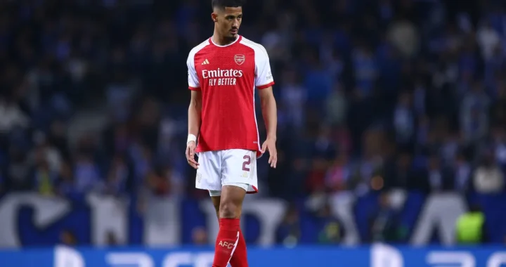 Arsenal acredita na renovação de contrato de William Saliba apesar do interesse do Real Madrid